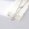Pearl Chain Gold Plated Necklace Senior Jewelry